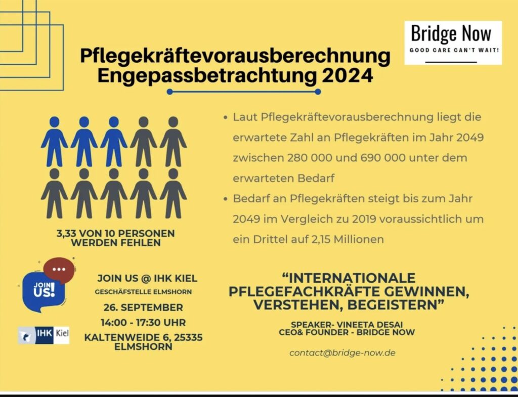 Join Us @ IHK Kiel: „Pflegekräfte finden und halten“